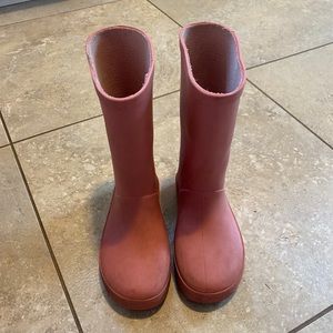 Zara rain boots pink